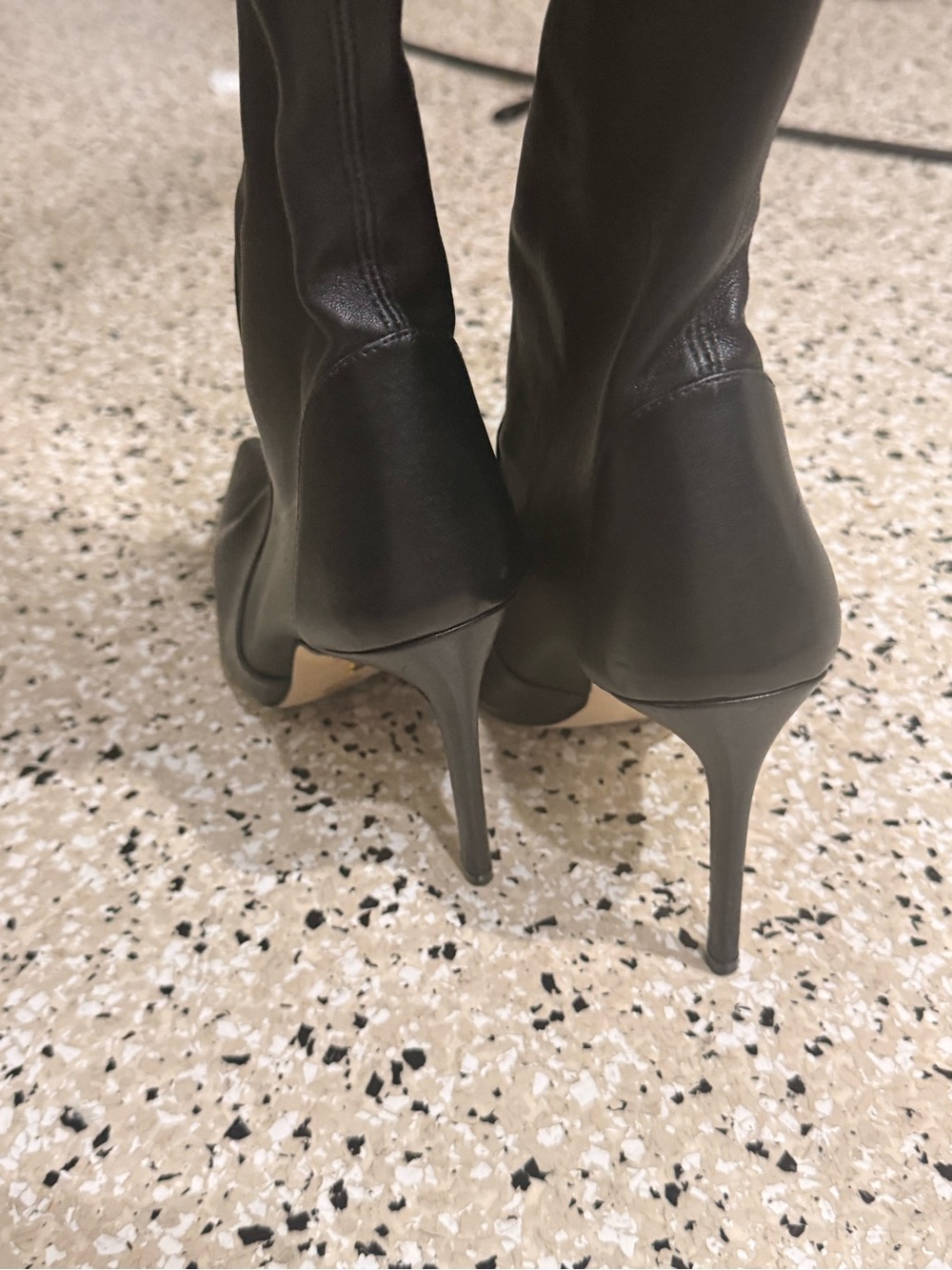 Stuart Weitzman Women’s Black High-Heel Over-the-Knee Boots - Picture 5 of 7